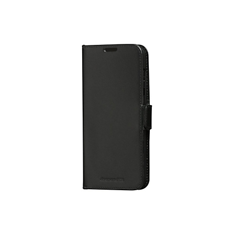 Schwarzes Handy Case mit Magnetverschluss; abramonte 1923.