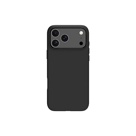 Schwarzes Smartphone mit Kamera-Design, Nahaufnahme.