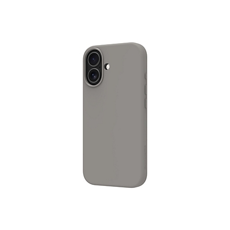 Graue Smartphone-Hülle, die eine Kamera und Knöpfe zeigt.