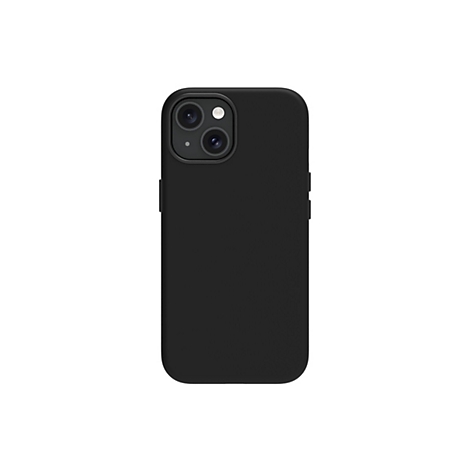 Schwarze Smartphone-Hülle mit Kameraausschnitt, auf weißem Hintergrund.