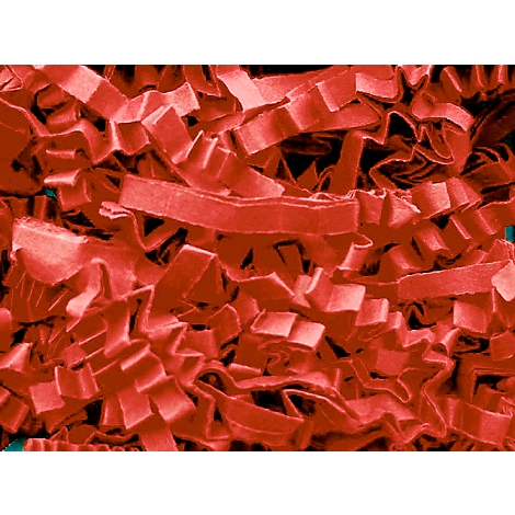 Close-up of crumpled red paper.