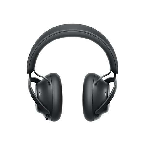 Dunkelgrauer Kopfhörer mit gepolsterten Ohrmuscheln und verstellbarem Kopfbügel vor weißem Hintergrund.