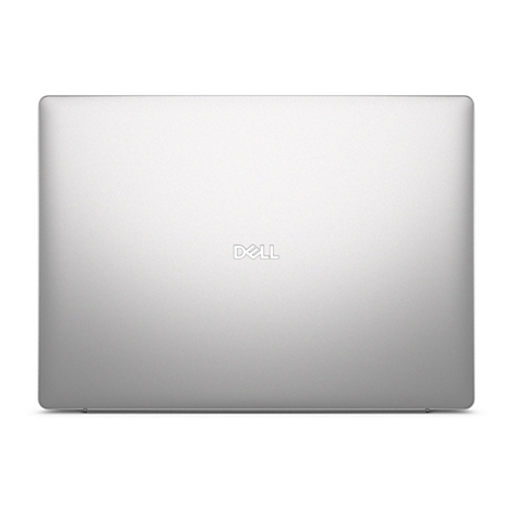Graues Laptop-Gehäuse mit Dell-Logo.