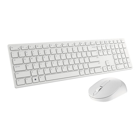 Draufsicht auf eine weiße Tastatur und Maus. Die Tastatur hat flache Tasten, die Maus ist ergonomisch geformt.