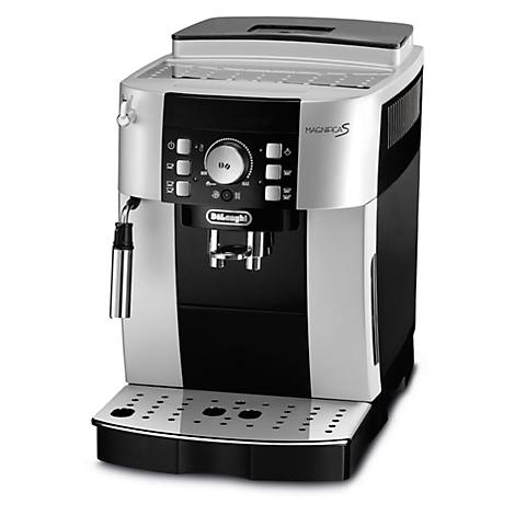 DéLonghi volautomatisch koffiezetapparaat Magnifica S ECAM 21.116.SB, voor bonen/gemalen koffie, zilver voordelig | Schäfer Shop