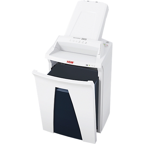Destructeur de documents Autofeed HSM SECURIO AF350, niveau de sécurité 4, coupe en particules de 4,5 x 30 mm, 14 feuilles, blanc