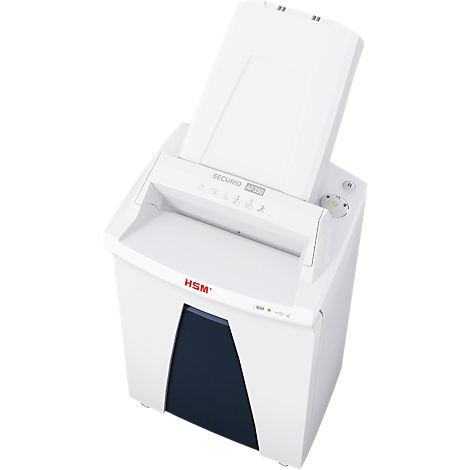 Destructeur de documents Autofeed HSM SECURIO AF350, niveau de sécurité 4, coupe en particules de 4,5 x 30 mm, 14 feuilles, blanc