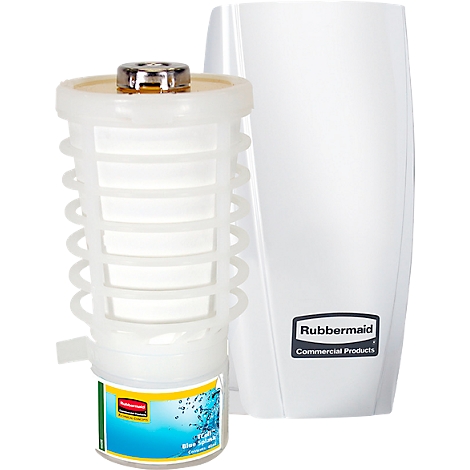 Diffuseur de parfum Rubbermaid TCell 1.0, sans pile, jusqu'à 60 jours, blanc