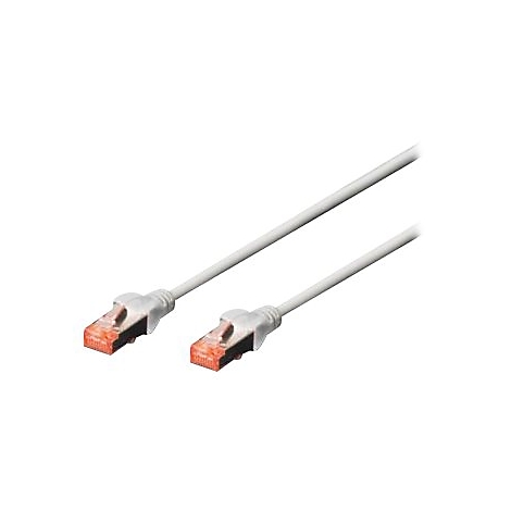 Zwei weiße Netzwerkkabel mit orangefarbenen Steckern, vor weißem Hintergrund.