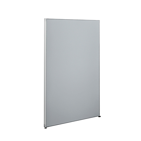 Gray, rectangular board with a silver frame, on a white background.