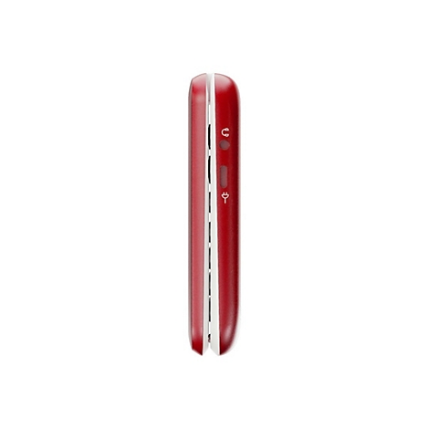 DORO 2820 - 4G Feature Phone / Interner Speicher 17 MB - microSD slot - 320 x 240 Pixel - rear camera 0,3 MP - Rot