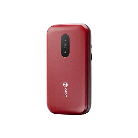 DORO 2820 - 4G Feature Phone / Interner Speicher 17 MB - microSD slot - 320 x 240 Pixel - rear camera 0,3 MP - Rot
