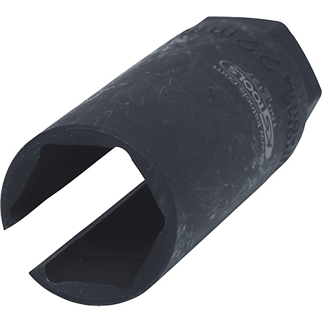 Clé à douille noire, à découpe semi-circulaire. Inscription KSTOOLS.com.