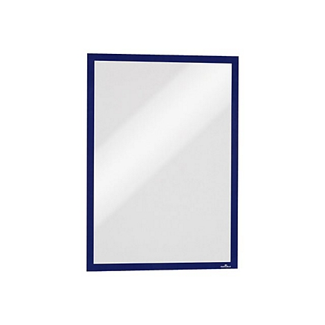 Blauer Rahmen mit weißem Innenfeld. Unten rechts ein kleines Logo.