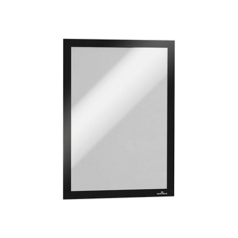 Schwarzer, rechteckiger Rahmen mit weißer Fläche, DURABLE Logo rechts unten.