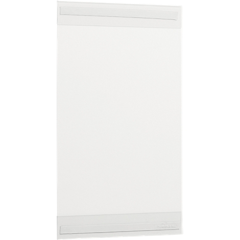 Durable Porte-revues rPET, A4 portrait, autocollant grâce à 2 bandes adhésives au dos, PET recyclé, transparent, 5 pièces