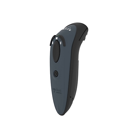 Ein Handscanner in Grau- und SchwarztÃ¶nen auf weiÃŸem Hintergrund.