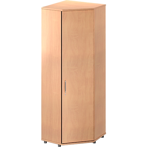 Eckschrank TETRIS WOOD, 5/6 OH, B 800 x H 1910/2270 mm, Höhe inkl