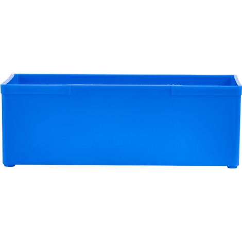Blue rectangular box with rounded feet.