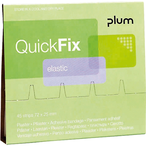 Elastische pleisters navulpak, voor QuickFix