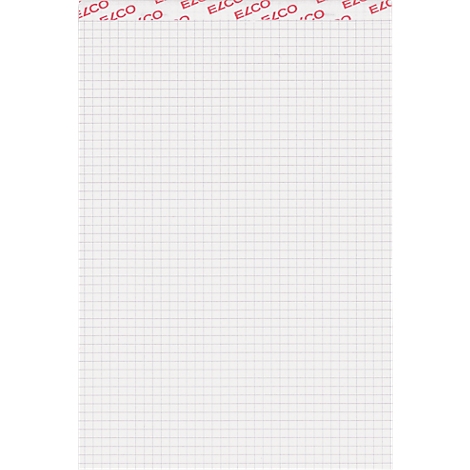 Sheet of graph paper with red ELCO lettering at the top.