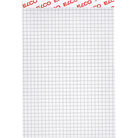 A grid notebook, topped with red lettering ELCO.