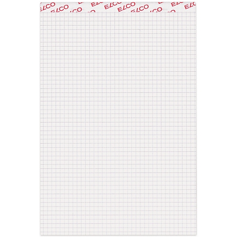Ein kariertes Blatt Papier mit rotem ELCO-Schriftzug am oberen Rand.