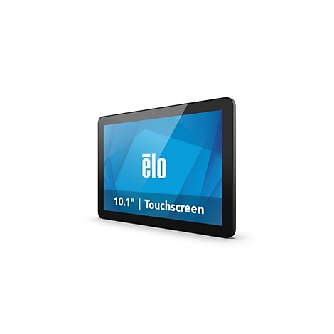 Elo 10,1 Zoll Touchscreen Monitor vor weißem Hintergrund.