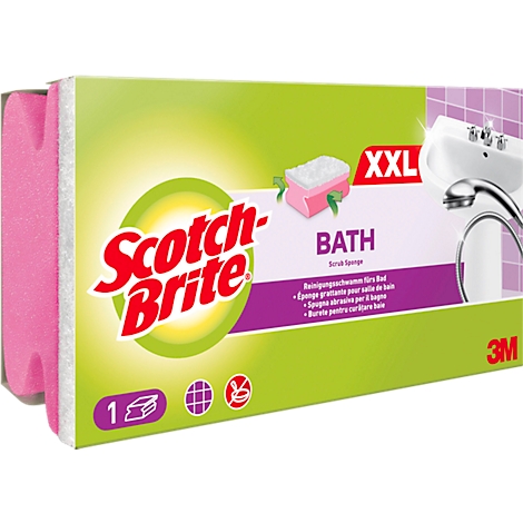 Emballage d'éponges de bain Scotch-Brite.