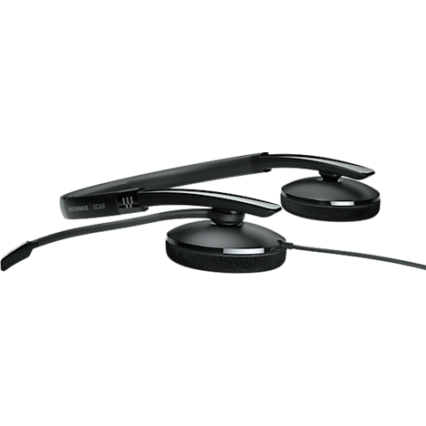 Black headset, over-the-head headphones with two earcups, microphone. "Bluetooth / 530" is printed on the headband.