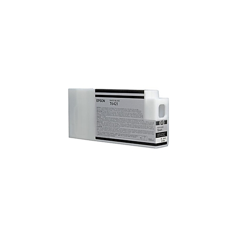 Schwarze Epson T6421 Tintenpatrone. Aufschrift: Photo Black, 150ml.