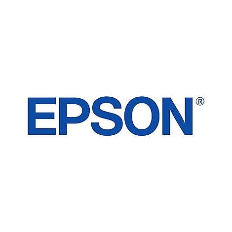 Blaues Epson Logo auf weiÃŸem Hintergrund, mit dem 'R' fÃ¼r eingetragenes Warenzeichen.