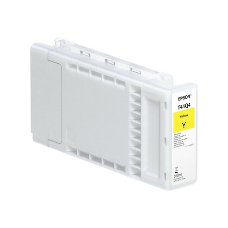 Cartouche d'encre jaune Epson T44Q4. Inscriptions: Yellow, Y, 350ml.