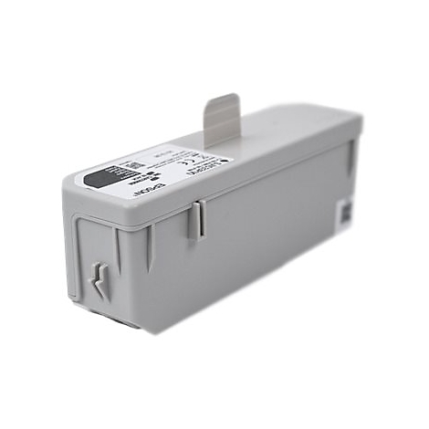 Graue Tintenpatrone mit Etiketten und Auslöser. Aufschrift: "Epson".