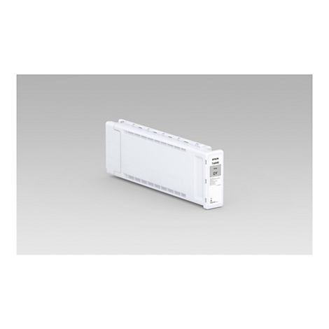 Graue Tintenpatrone EPSON T46BME mit Aufschrift "Gray GY".