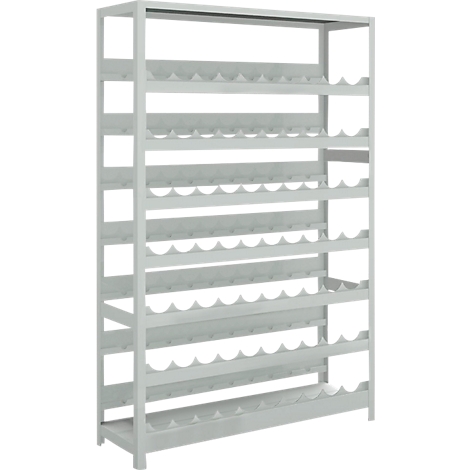 Étagère à vin, étagère de base Schulte 1800x1000x250 mm pour 72