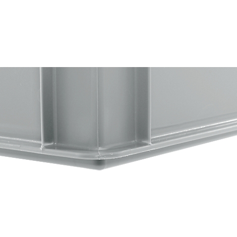Gray corner of a box, close-up.
