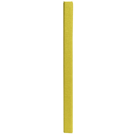 Een verticale gele streep op een witte achtergrond.