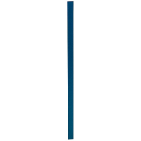Barre verticale avec une zone bleu foncé au milieu, entourée d'un dégradé blanc plus clair.