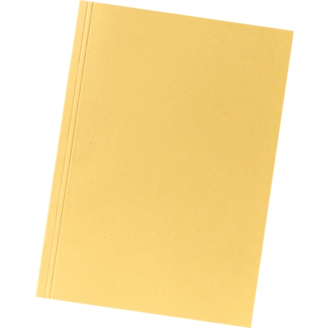 Yellow document folder with three vertical folds on the left side.