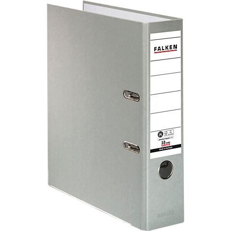 Grey binder with 'FALKEN' logo.