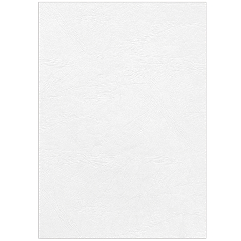 White leather with an uneven surface, showing the texture of the material.