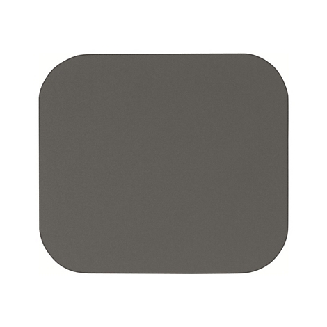 Grauer, abgerundeter, quadratischer Hintergrund.