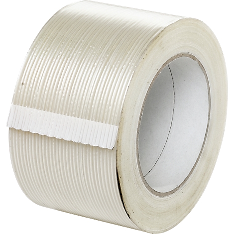 Glasfaser-Klebeband 50 Mm X 55 M – Reißfest, Verstärkt Für Paletten & Umzug | 6 Rollen Set