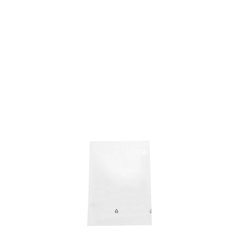 White, square paper against a white background. Smaller, dark symbols are depicted at the bottom.