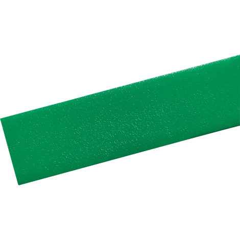 Green, rectangular band with textured surface, slightly perspective.