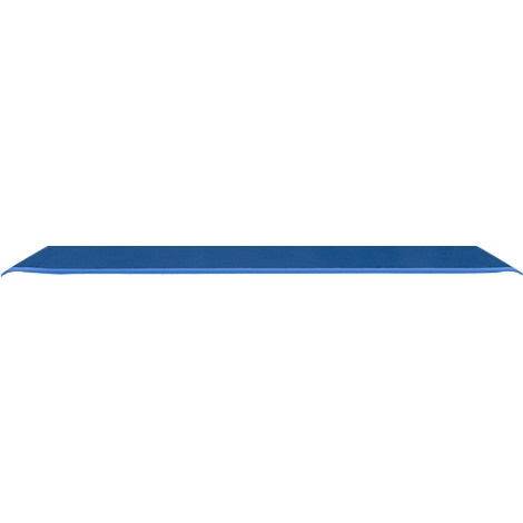 Blue background with a slightly shaded surface.