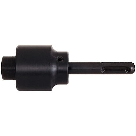 Adaptateur de foret noir avec tête cylindrique et queue hexagonale.