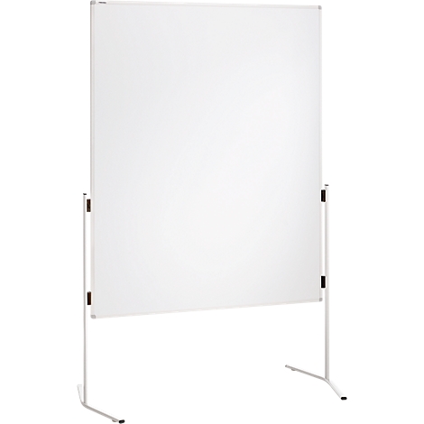 Weißes Whiteboard auf einem Gestell.