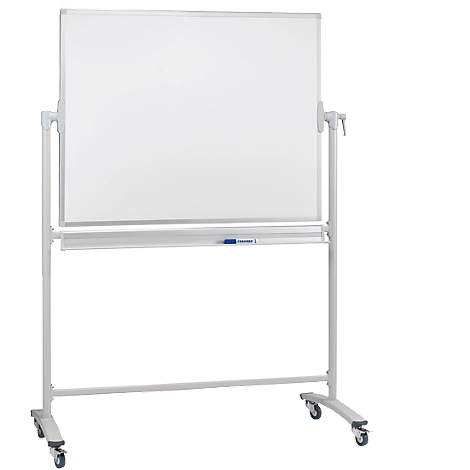 mobile Schultafel zweiseitig Whiteboard & Kreidetafel fahrbar drehtafel 2 Größen 